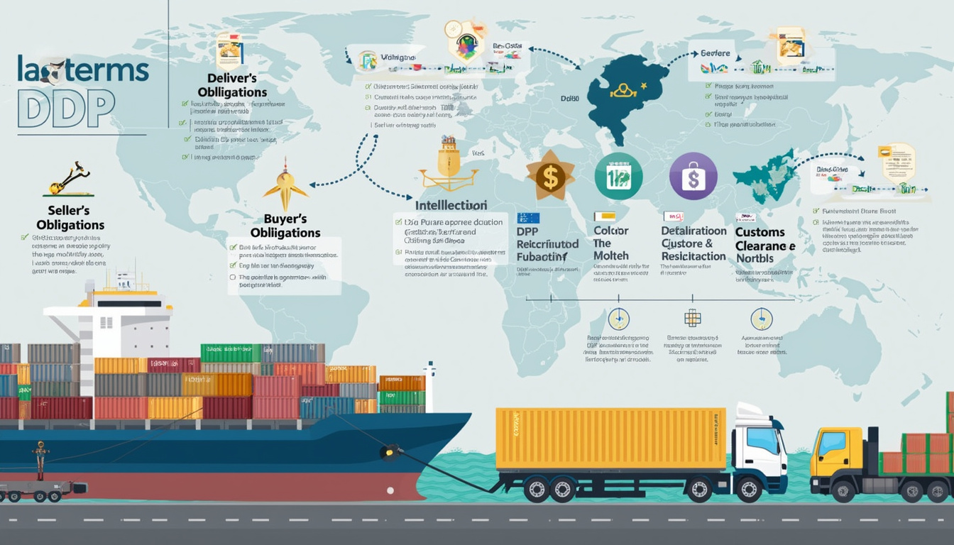 découvrez les incoterms ddp (delivered duty paid) et apprenez-en davantage sur les obligations et responsabilités des parties impliquées dans le transport international. ce guide détaillé vous aidera à naviguer dans les complexités de la livraison des marchandises, y compris le dédouanement et les frais associés.